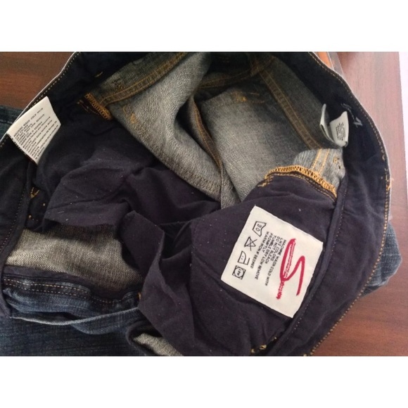 Seven 7 Premium Loop Embroidered Pockets Jeans 32 - Picture 7 of 8